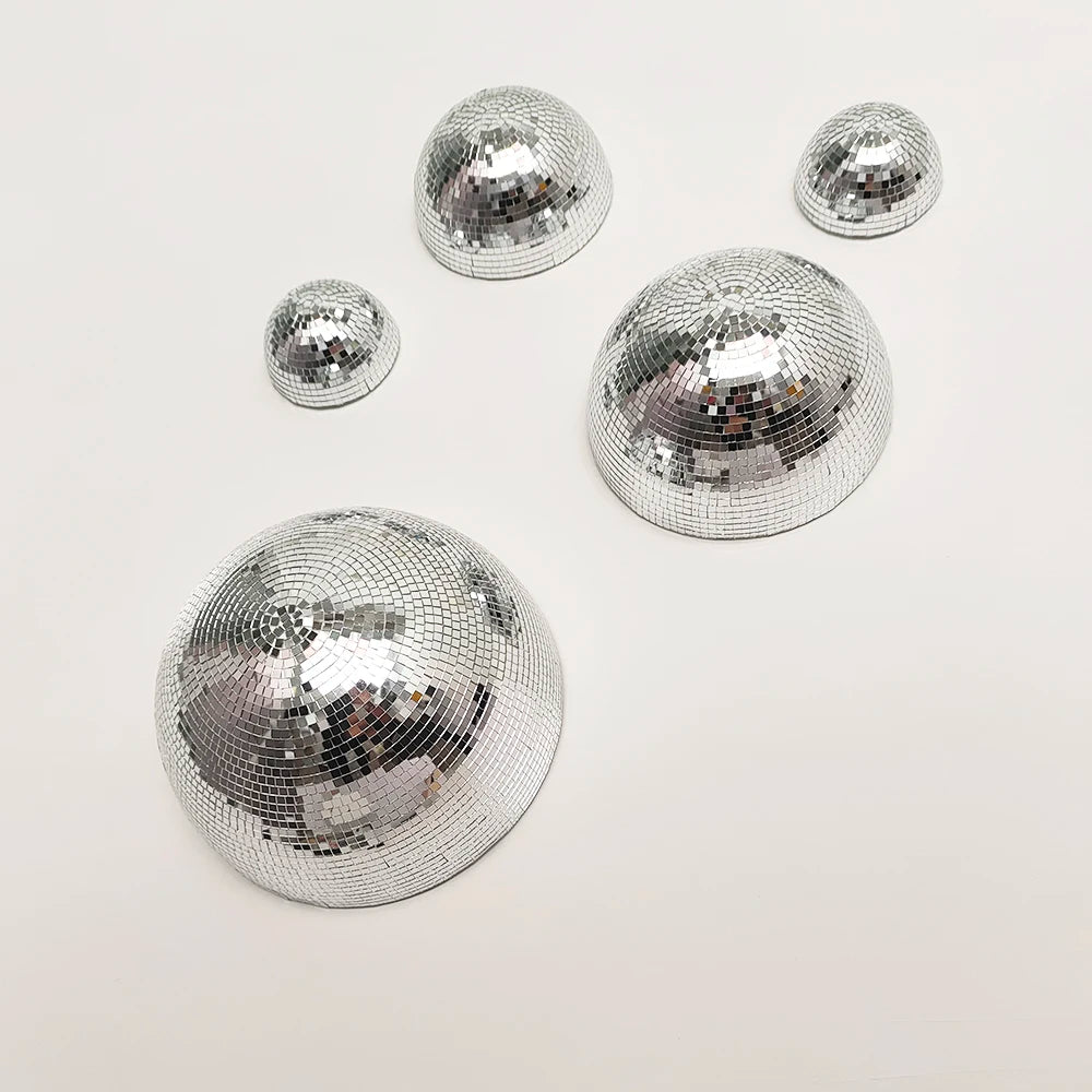 Mirrored Metallic Wall Disco Ball