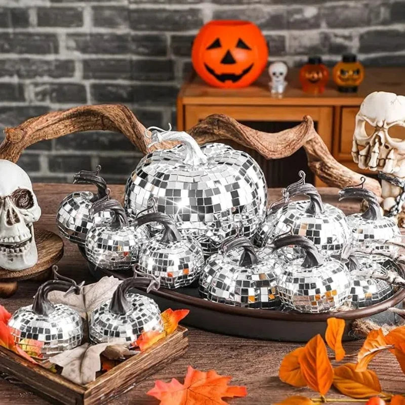 Decorative Mirrored Pumpkins