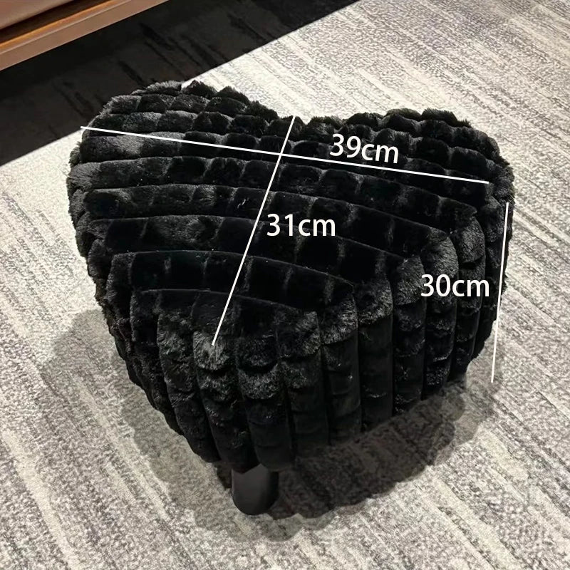 Plush Cushy Floor Stool