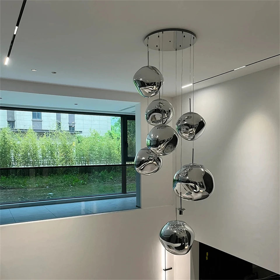 Iridescent Pendant Lights