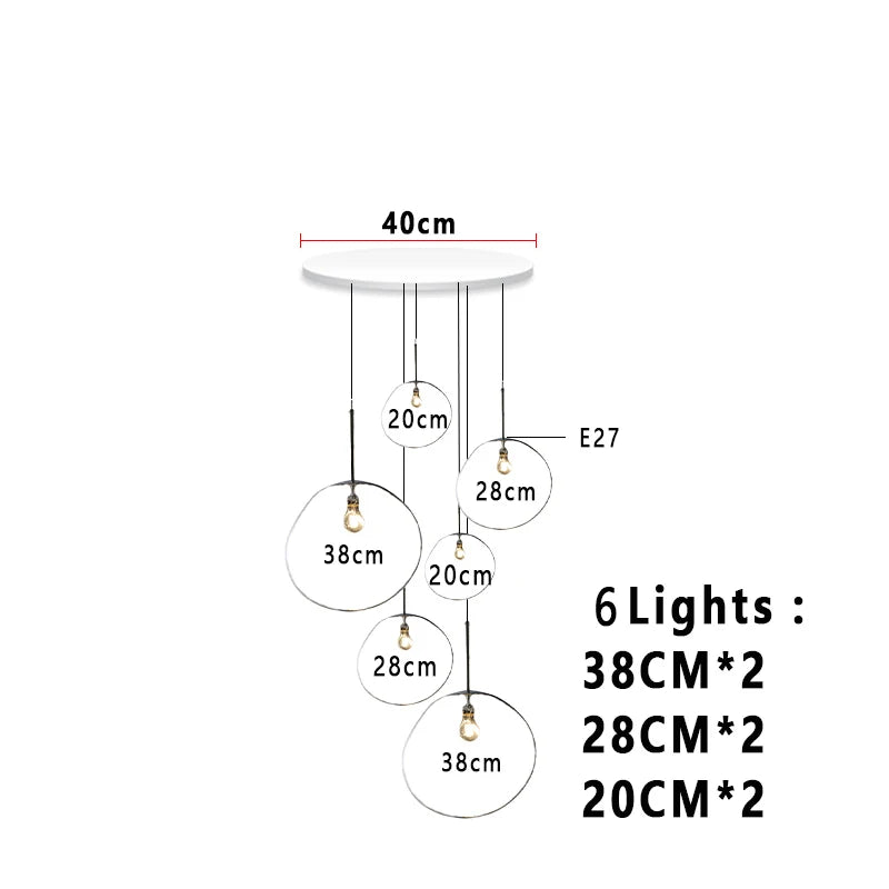 Iridescent Pendant Lights
