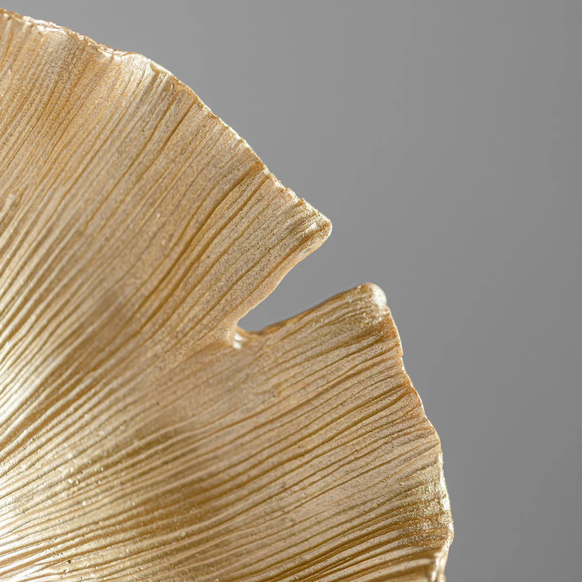 Golden Leaf Tabletop Sculpture