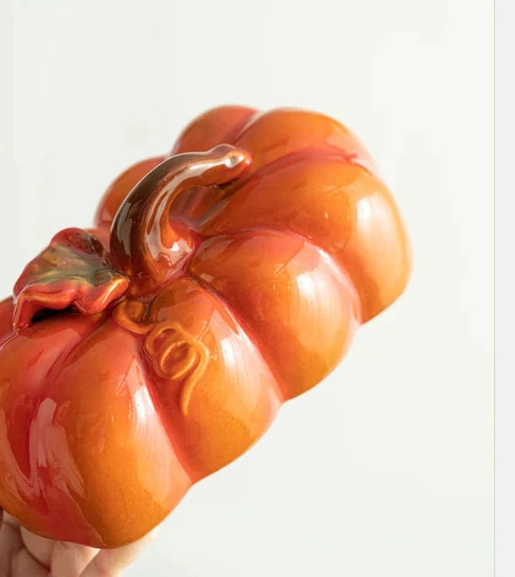 Pumpkin Plate and Lid