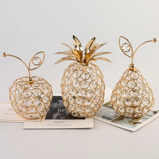 gold fruit decor
