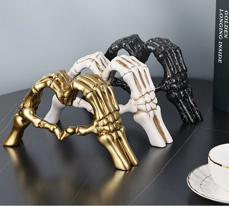 Hand bone heart Halloween decoration ornaments 