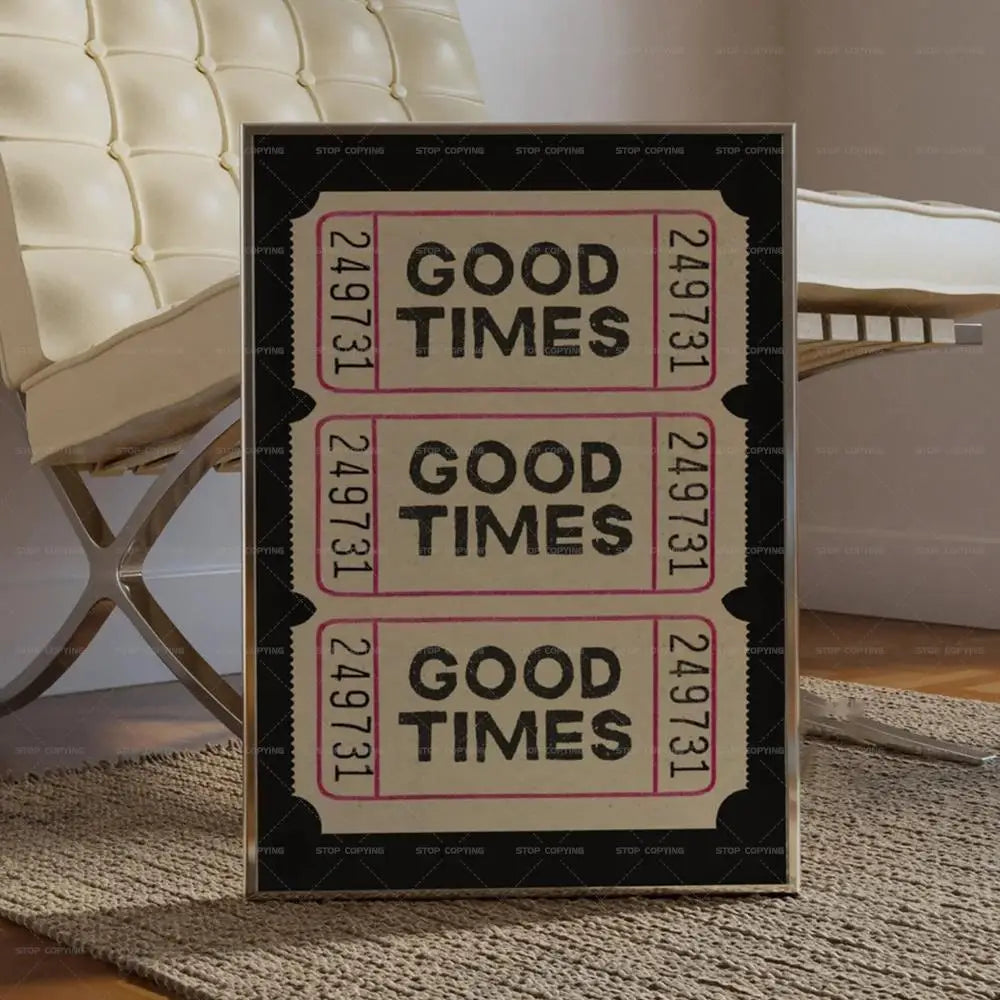 Good Times Canvas Wall Decor