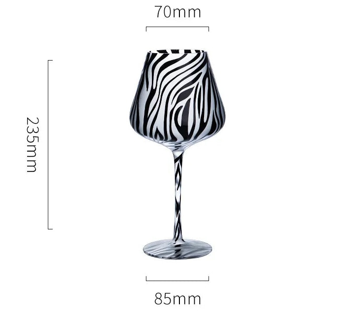 Assorted Animal Motif Wine Glass