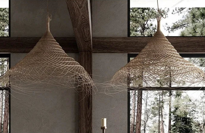 Rattan Boho Chic Pendant Lights