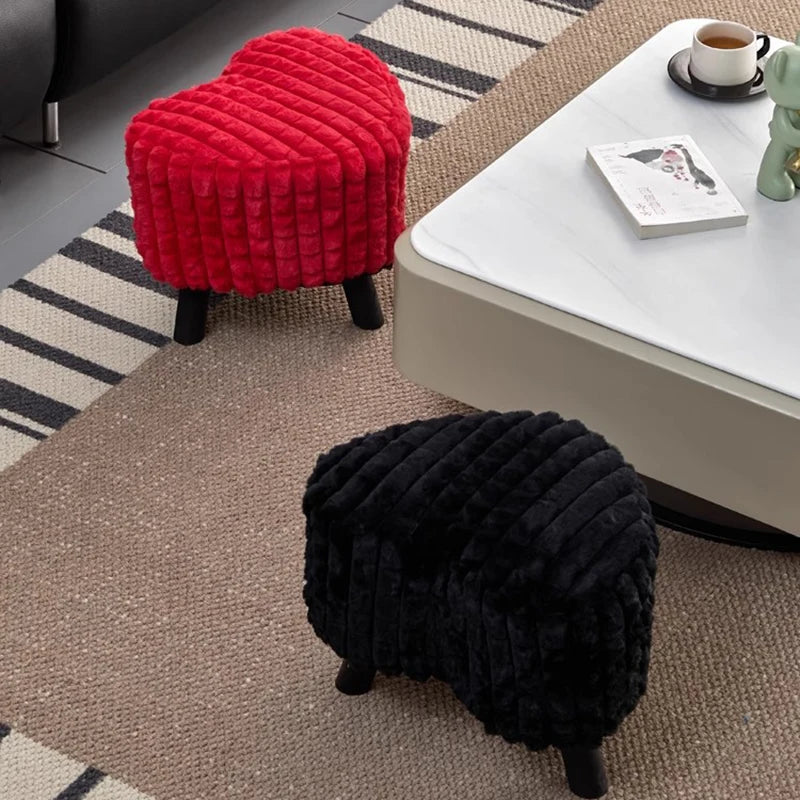 Plush Cushy Floor Stool