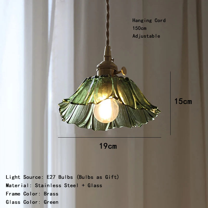 Glass Petal Chandelier