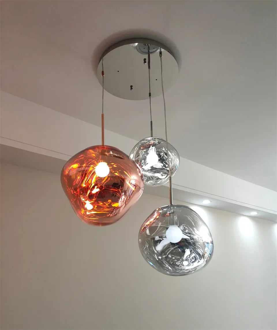 Iridescent Pendant Lights