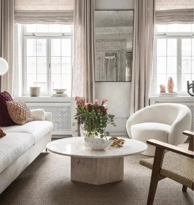 Travertine Coffee Table -