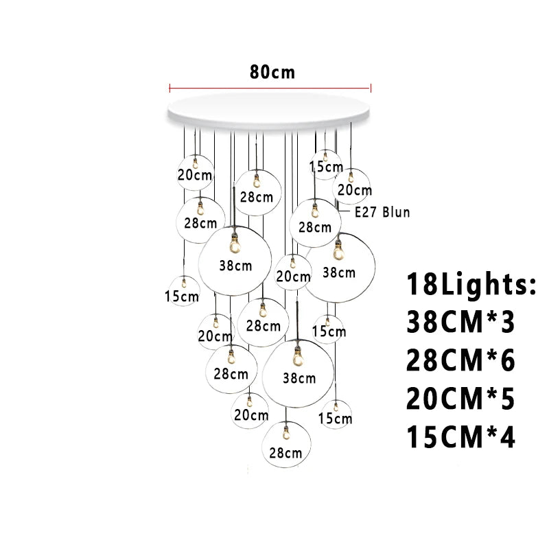 Iridescent Pendant Lights