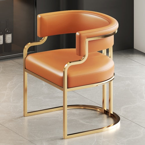 Gold Trim Accent Chair