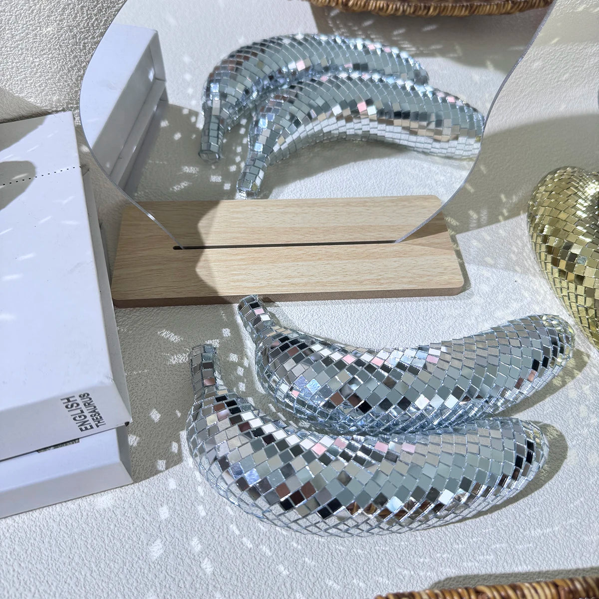 Shimmering Disco Fruit Decor