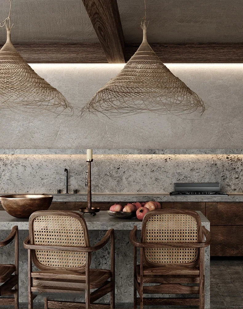 Rattan Boho Chic Pendant Lights