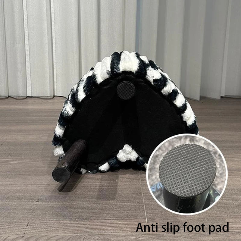 Plush Cushy Floor Stool