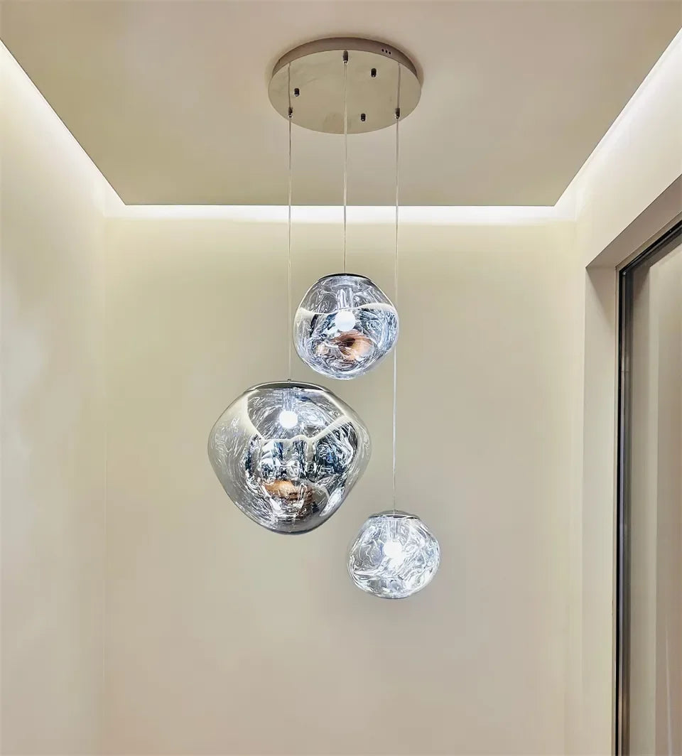 Iridescent Pendant Lights