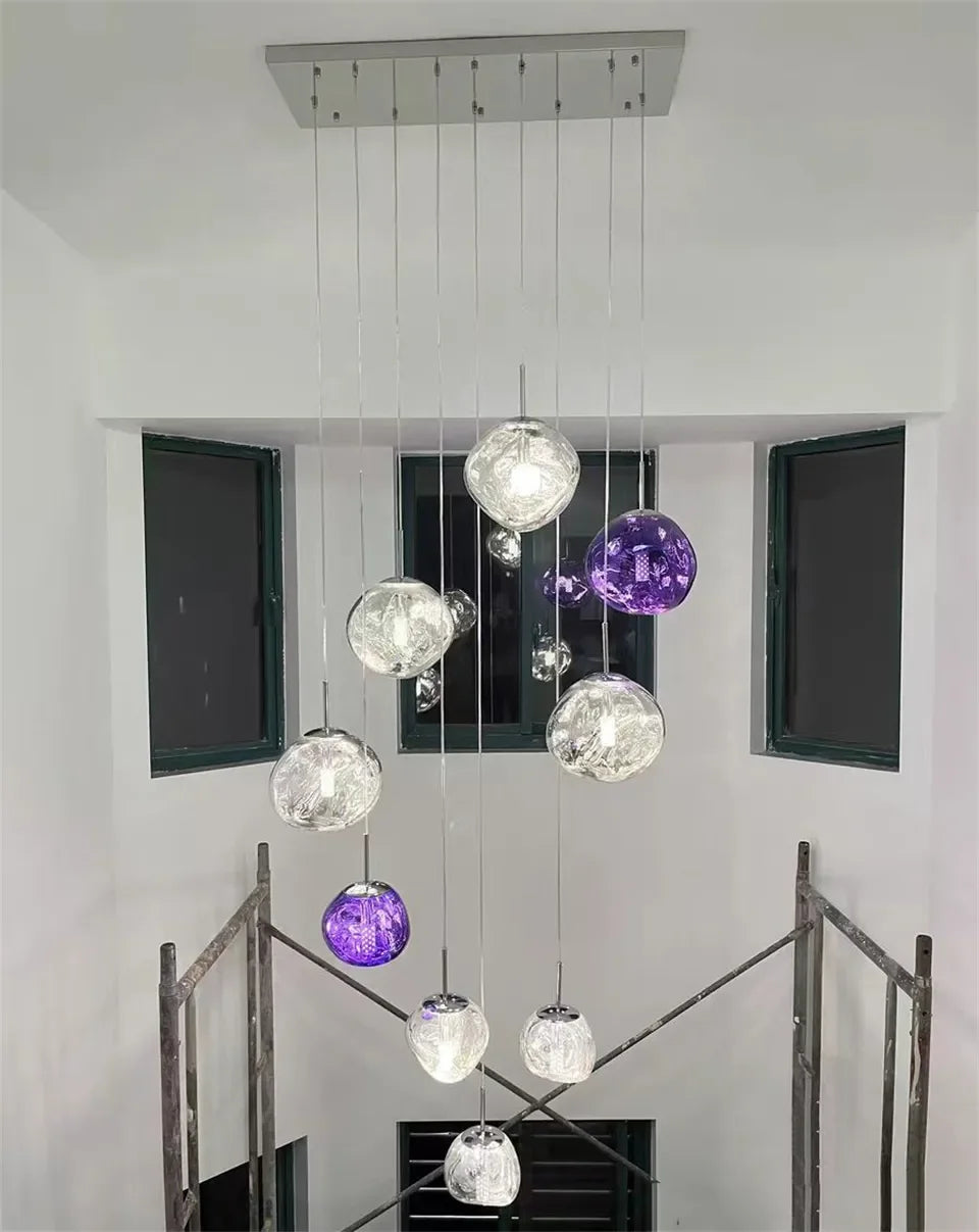 Iridescent Pendant Lights