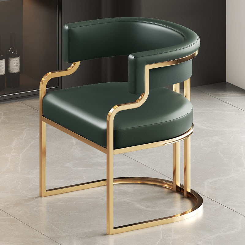 Gold Trim Accent Chair