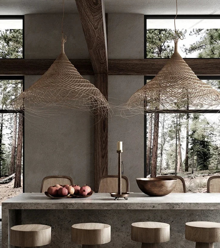 Rattan Boho Chic Pendant Lights