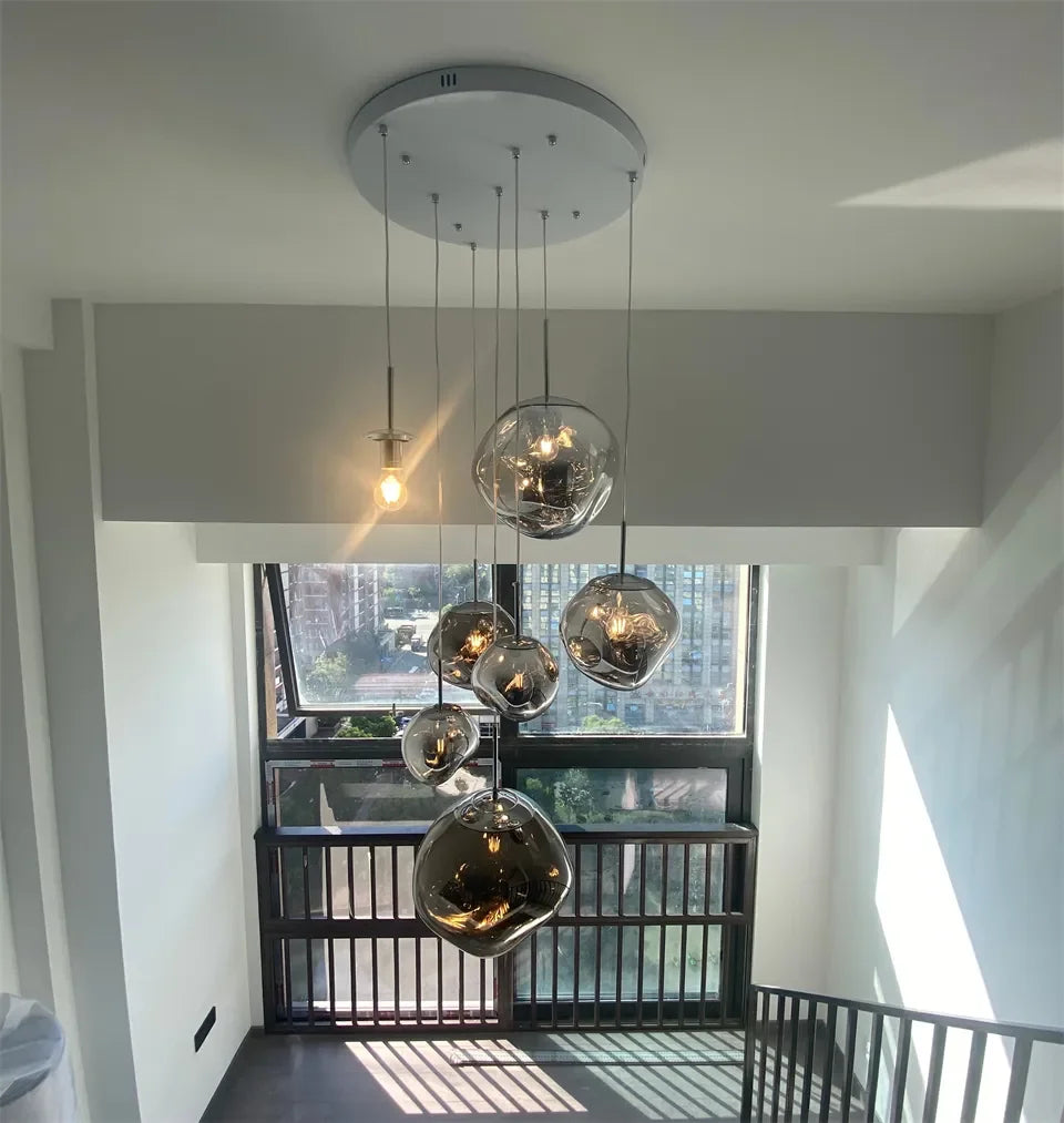 Iridescent Pendant Lights