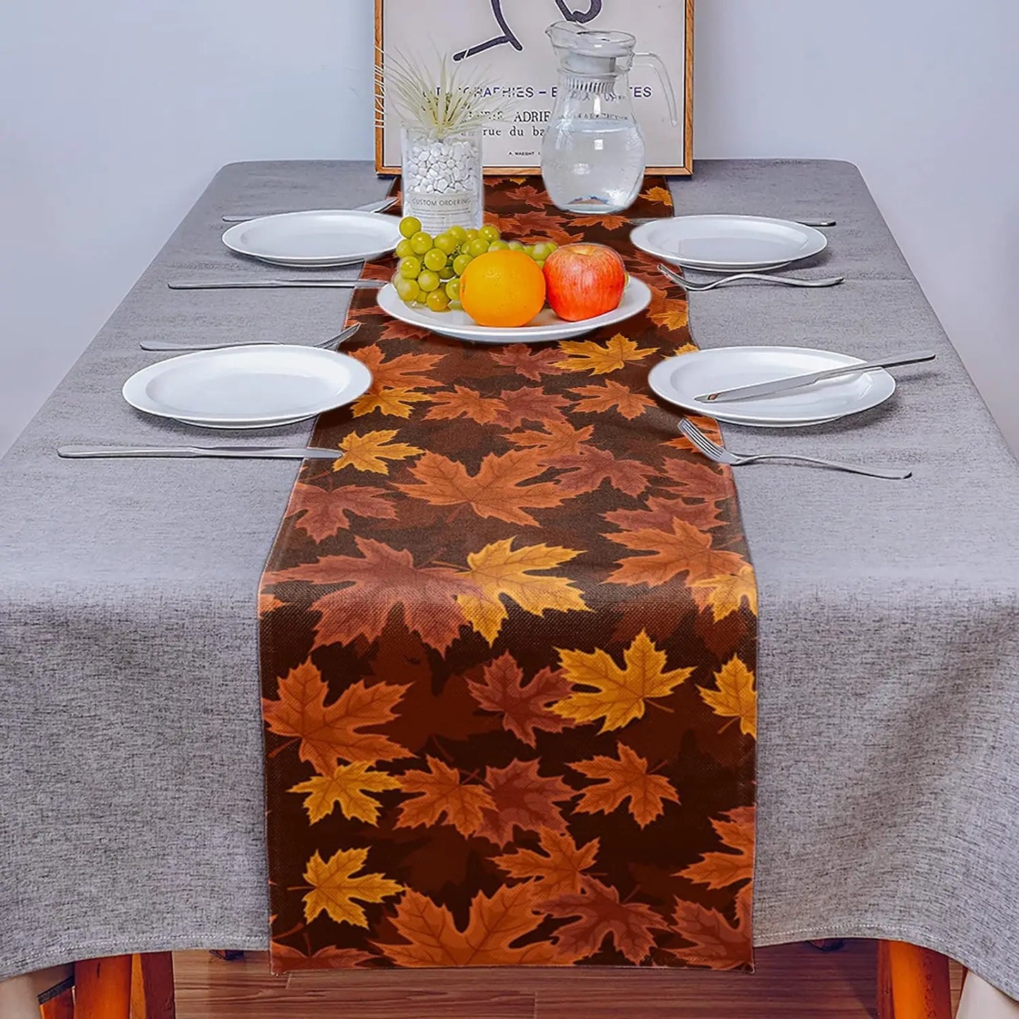 Linen Fall Table Runner
