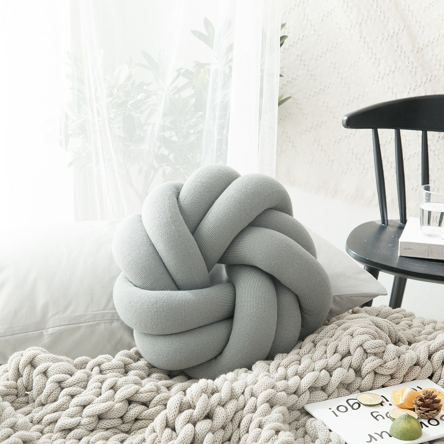 Soft Knot Cushions