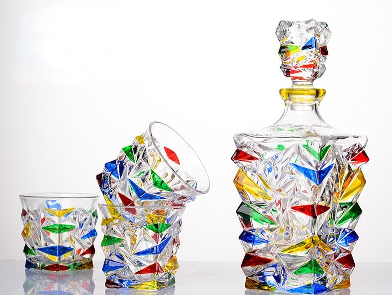 Stained Glass Whiskey Decanter