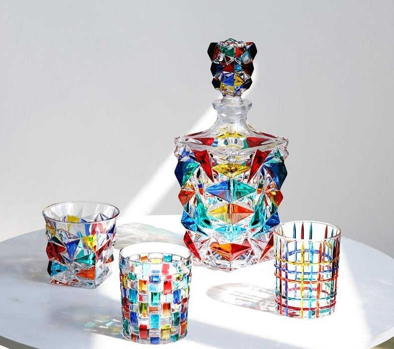 Stained Glass Whiskey Decanter