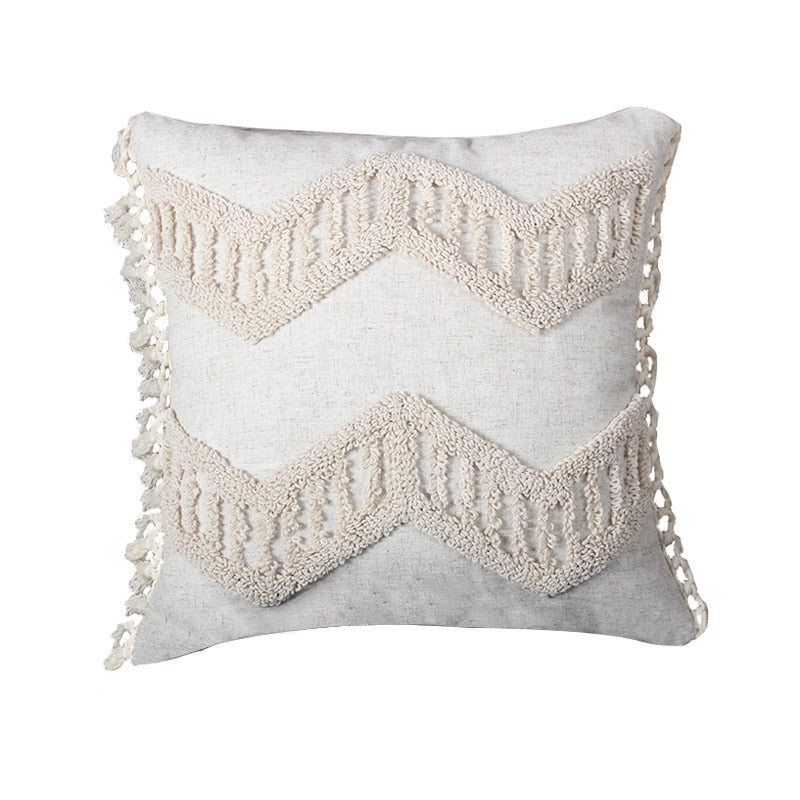 Tassel Cushion Cover (Cover Only,Filling Not Included)