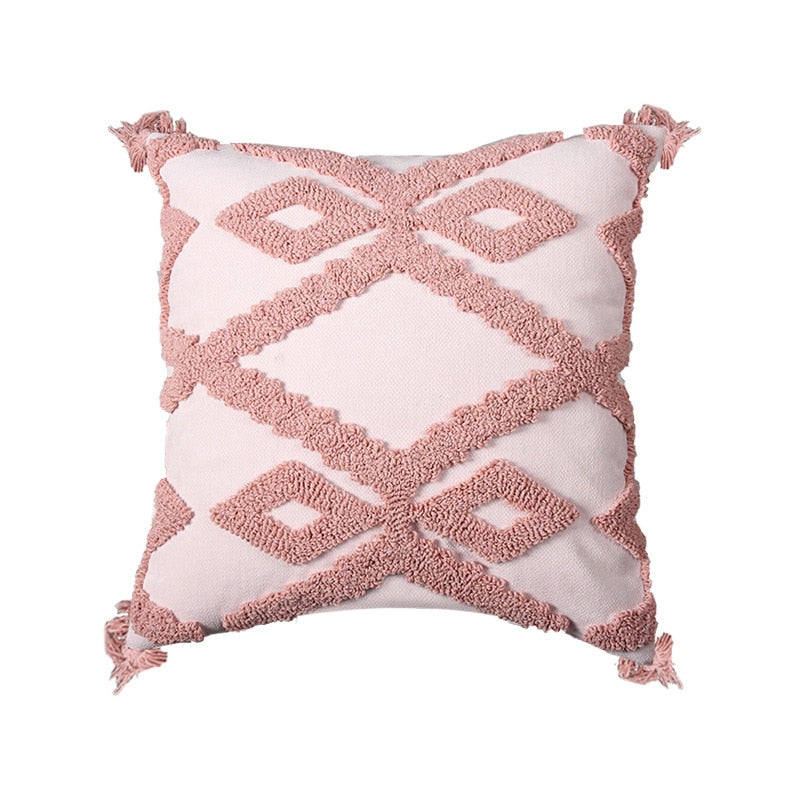 Tassel Cushion Cover (Cover Only,Filling Not Included)