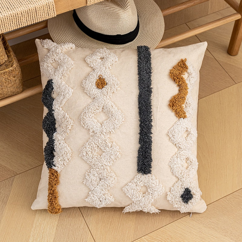 Tassel Cushion Cover (Cover Only,Filling Not Included)