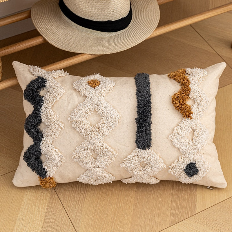 Tassel Cushion Cover (Cover Only,Filling Not Included)