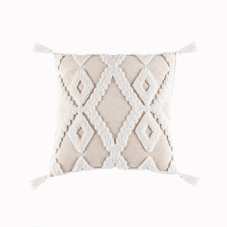 Tassel Cushion Cover (Cover Only,Filling Not Included)