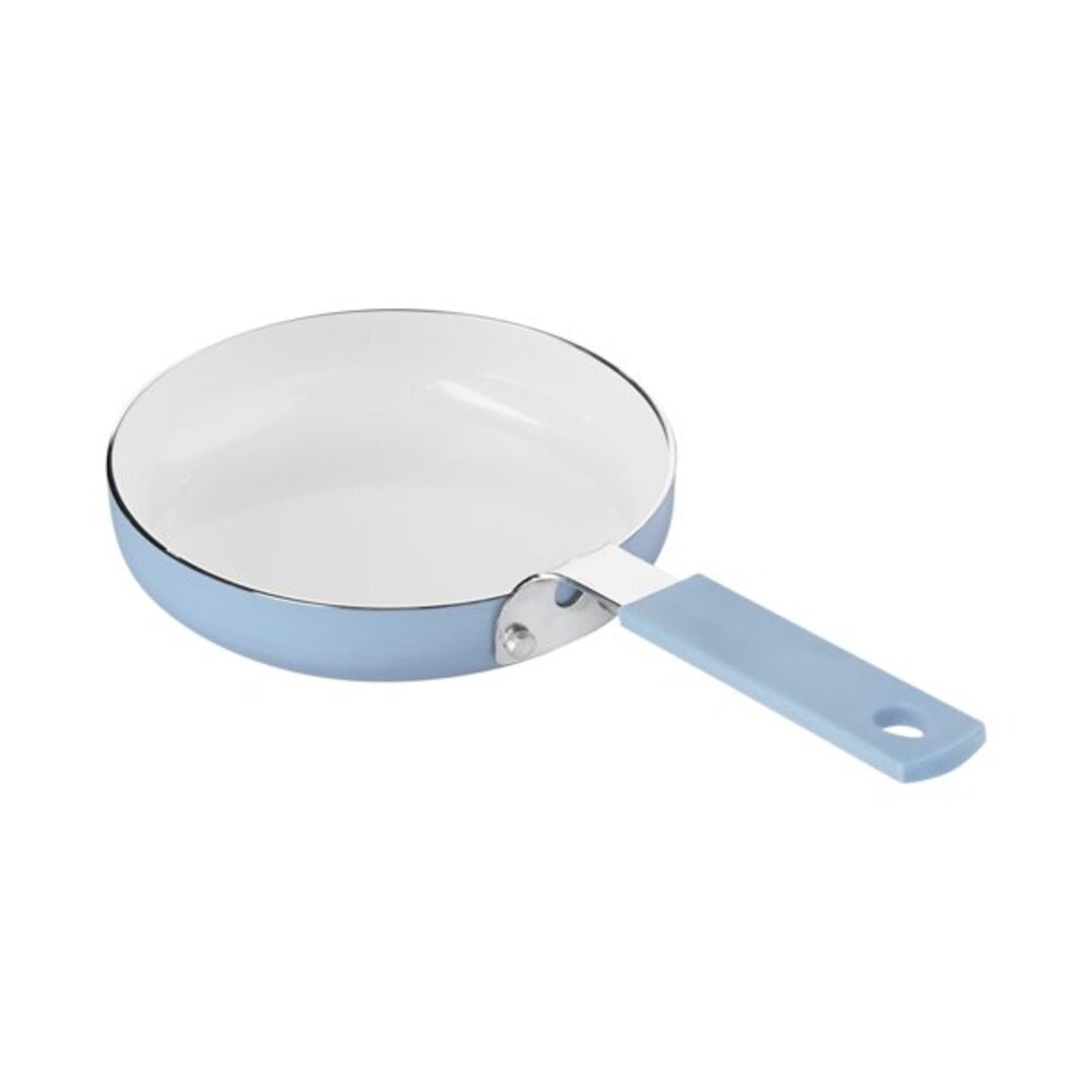 Blue Linen Ceramic Cookware Set (12pcs)