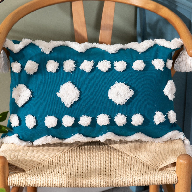 Tassel Cushion Cover (Cover Only,Filling Not Included)