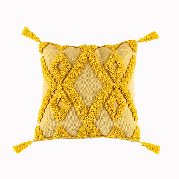 Tassel Cushion Cover (Cover Only,Filling Not Included)
