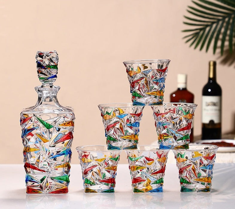 Stained Glass Whiskey Decanter