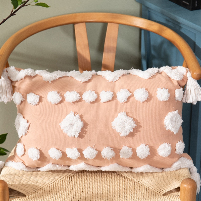 Tassel Cushion Cover (Cover Only,Filling Not Included)