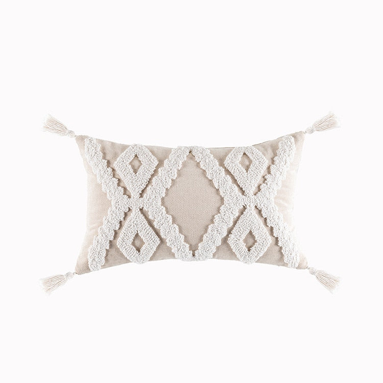 Tassel Cushion Cover (Cover Only,Filling Not Included)