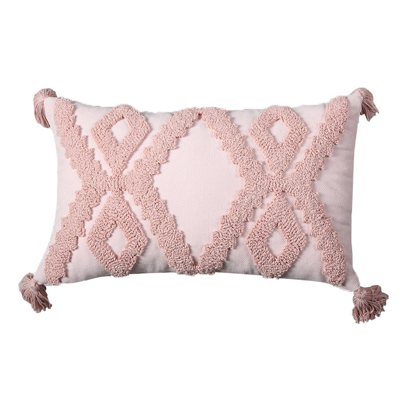 Tassel Cushion Cover (Cover Only,Filling Not Included)