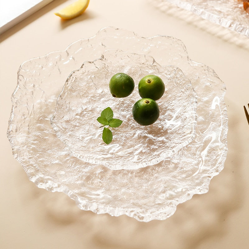 textured glass plates