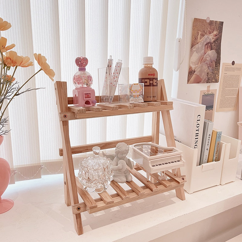 Wooden Organizer Shelf