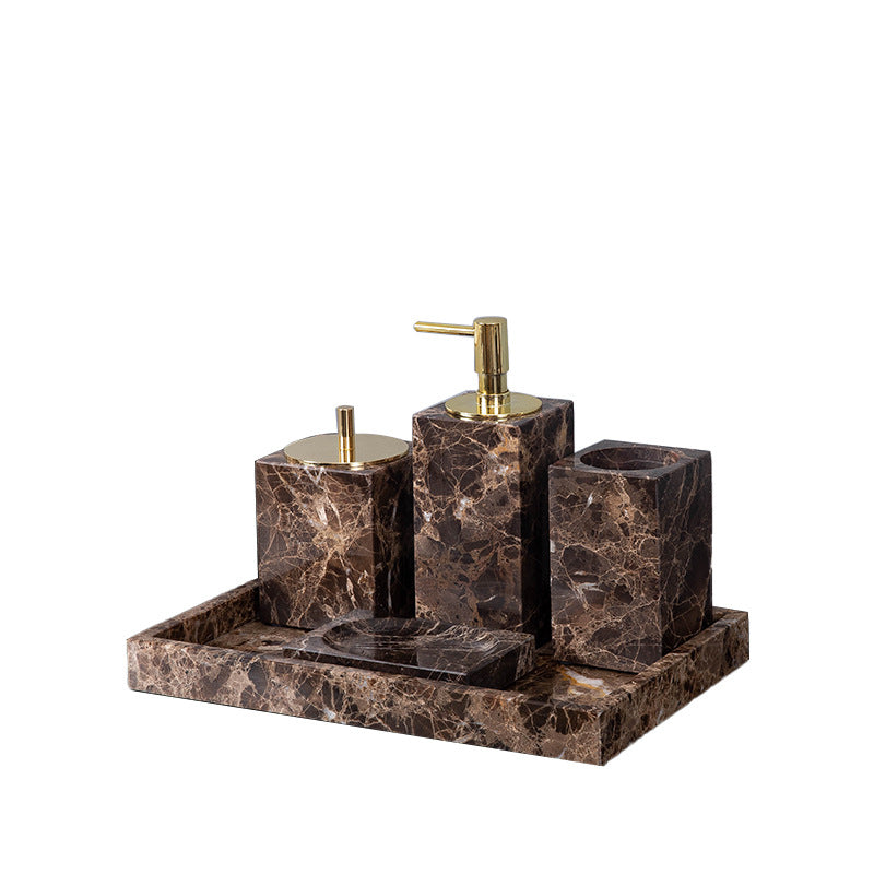 luxury marble bathroom accessories